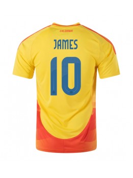 Colombia James Rodriguez #10 Replika Hemmakläder Copa America 2024 Kortärmad